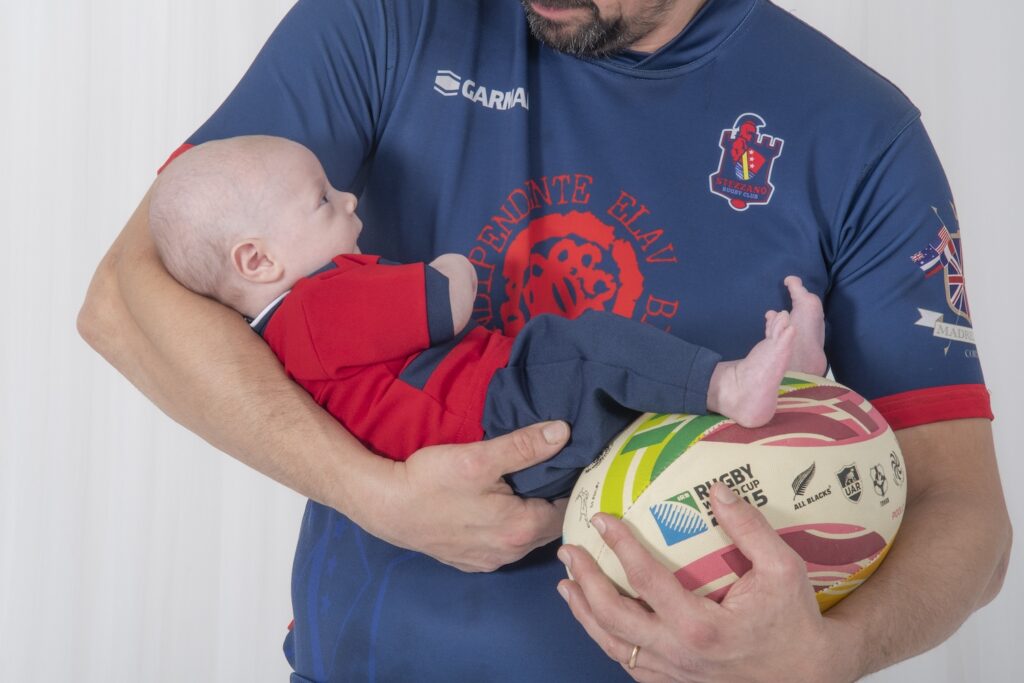 servizio fotografico a tema rugby